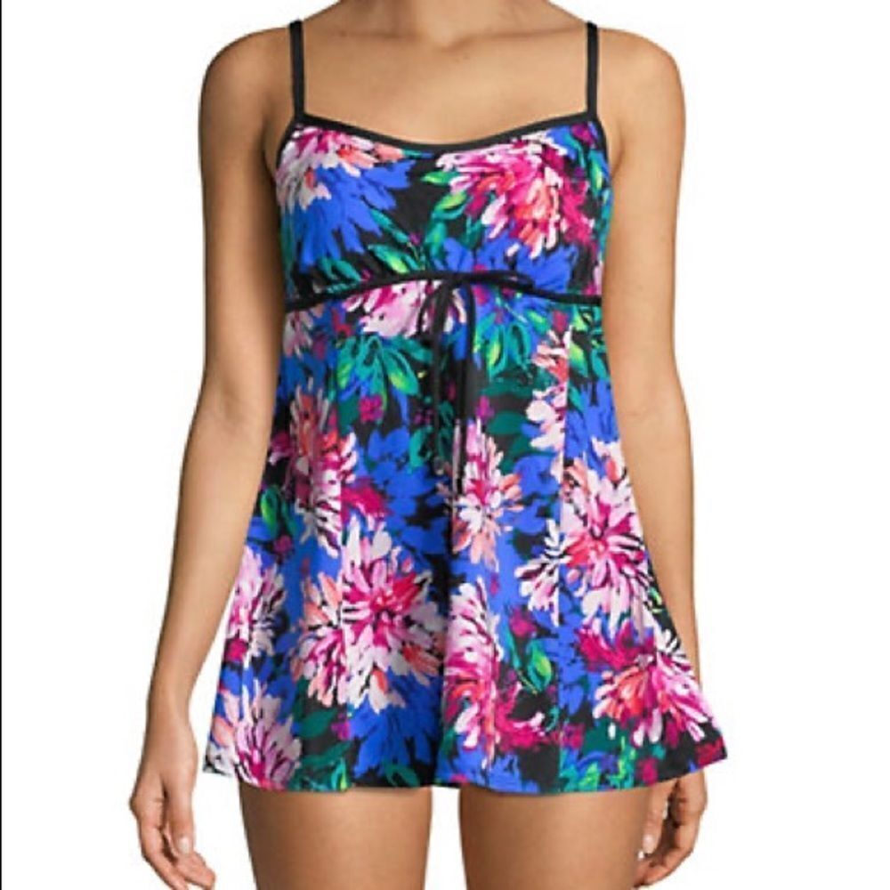 Penbrooke Gallery Empire Swim Dress